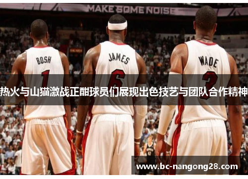 热火与山猫激战正酣球员们展现出色技艺与团队合作精神